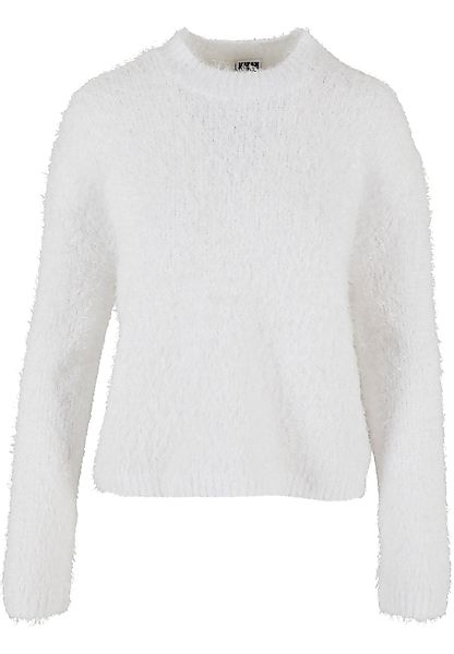 URBAN CLASSICS Rundhalspullover "Urban Classics Damen Ladies Feather Mock N günstig online kaufen