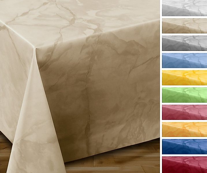 Beautex Tischdecke Wachstuchtischdecke abwischbar, Gartentischdecke Marmors günstig online kaufen