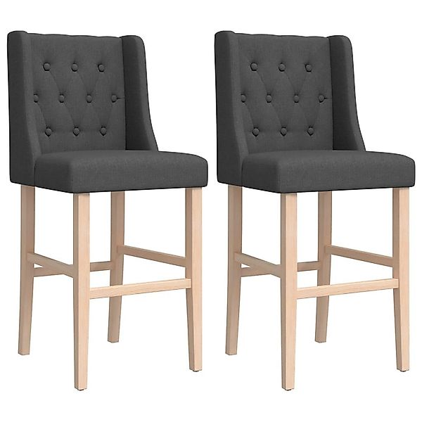 vidaXL Barhocker Barstühle 2 Stk. Massivholz günstig online kaufen