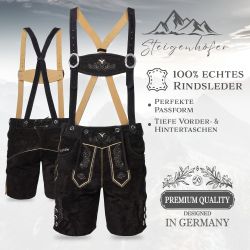 Steigenhöfer Manufaktur Trachtenlederhose Lederhose Herren Tracht günstig online kaufen