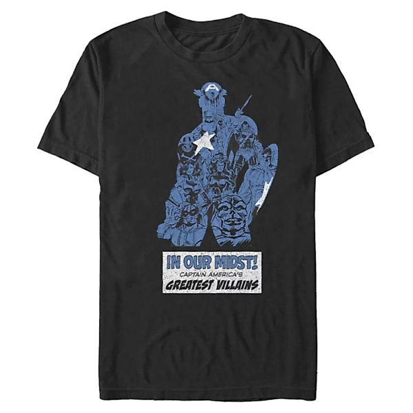 Marvel - Avengers - Captain America Inner Villains - Männer T-Shirt günstig online kaufen