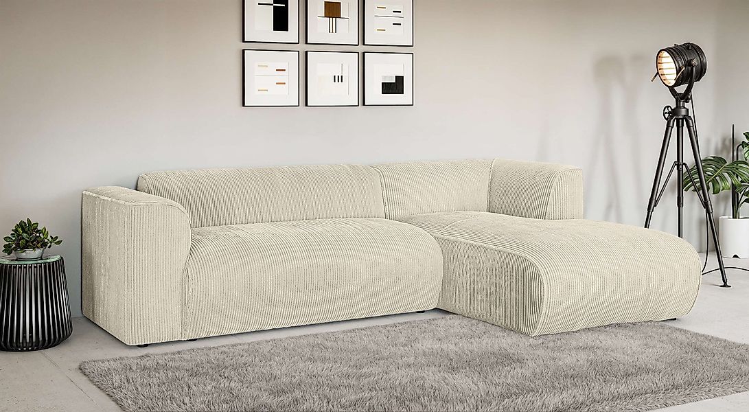 INOSIGN Ecksofa "MERID L-Form (257 cm), zeitlos & stilvolles Design," Aufwe günstig online kaufen