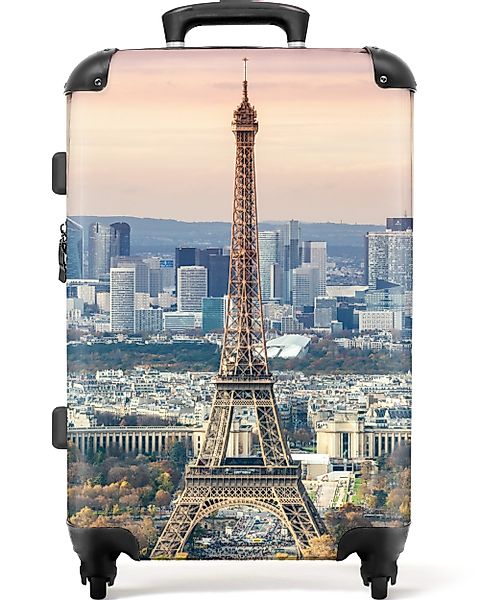 NoBoringSuitcases.com© Hartschalen-Trolley Eiffelturm - Herbst - günstig online kaufen