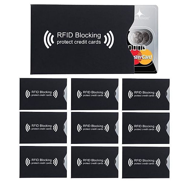Intirilife Geldbörse (RFID Blocking Hülle, 10-tlg), 10x RFID Blocking Schut günstig online kaufen