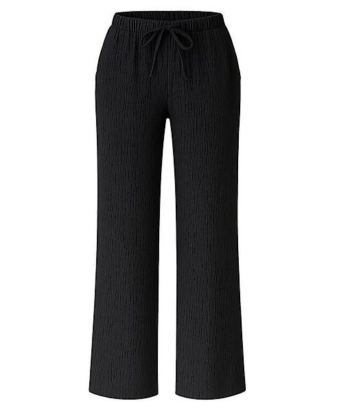 fashionshowcase Palazzohose Damen Sommerhose Crinkle Marlene-Hose mit weite günstig online kaufen