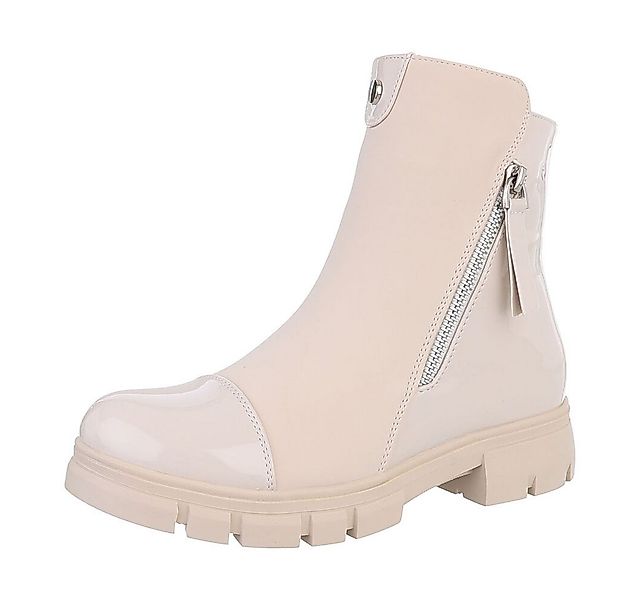 Ital-Design Damen Freizeit Stiefelette (87108540) Blockabsatz Plateaustiefe günstig online kaufen