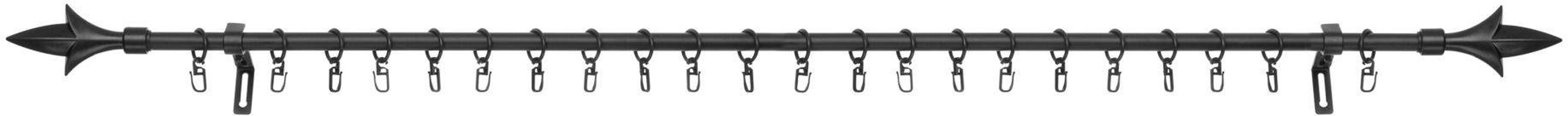 LICHTBLICK ORIGINAL Gardinenstange "Lilie" Ø 16 mm 1 läufig-läufig Fixmaß;D günstig online kaufen