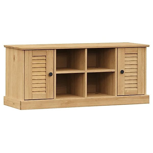 vidaXL Schuhschrank Schuhbank VIGO 106x35x45 cm Massivholz Kiefer günstig online kaufen