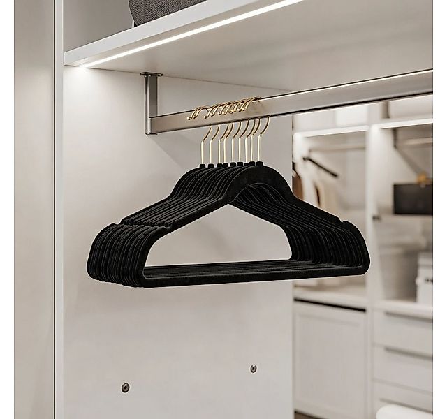 StickandShine Kleiderbügel Samt 25 Stück in verschiedenen Farben mit edlen günstig online kaufen