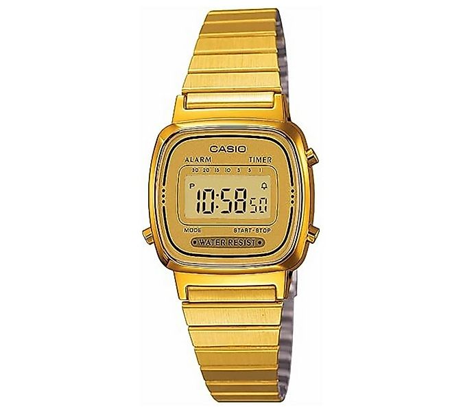CASIO Digitaluhr Casio Armbanduhr Damen LA670WGA-9 günstig online kaufen