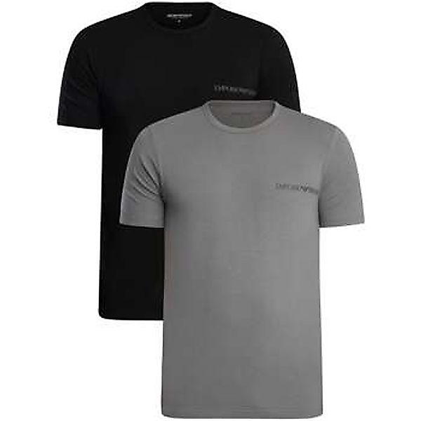 Emporio Armani  Pyjamas/ Nachthemden 2er-Pack Lounge-T-Shirts aus Stretch-B günstig online kaufen