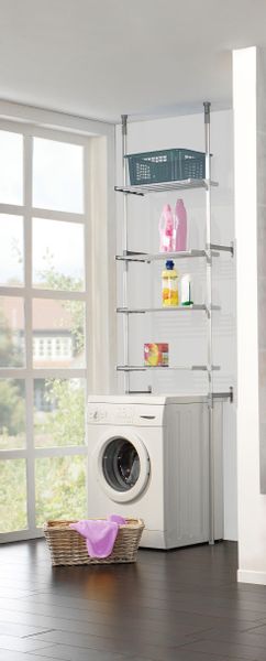 Ruco Teleskopregal, 4 Böden, höhenverstellbar, Aluminium/Kunststoff günstig online kaufen