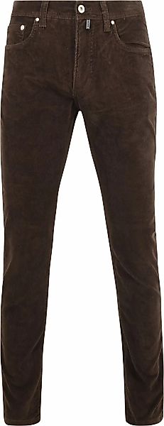 Pierre Cardin Trousers Lyon Future Flex Corduroy Braun - Größe W 38 - L 30 günstig online kaufen