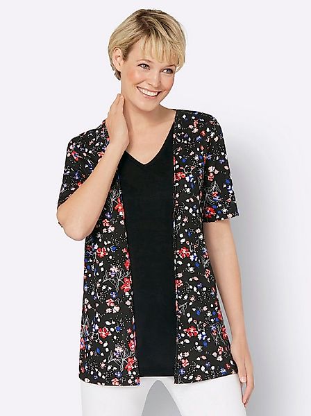 Sieh an! T-Shirt 2-in-1-Shirt Kurzarm günstig online kaufen