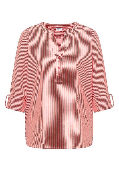 CECIL Langarmbluse Seersucker Stripe Blouse günstig online kaufen