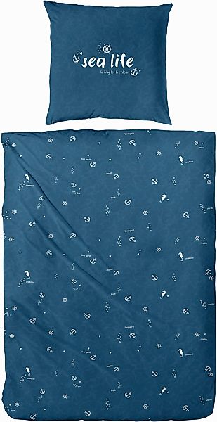 Primera Bettwäsche "Sealife" 2 Stk. mit maritimen Motiven günstig online kaufen