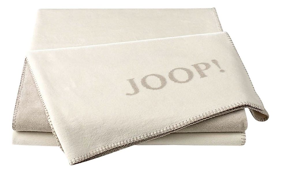 JOOP! Tagesdecke Joop Wohndecke beige 150 x 200 cm zweiseitig Kuscheldecke günstig online kaufen
