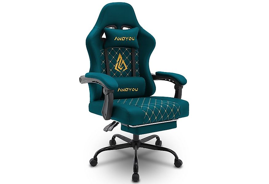 ANDYOU Gaming-Stuhl Gaming-Stuhl, ergonomischer Bürostuhl, Rennstuhl für PC günstig online kaufen