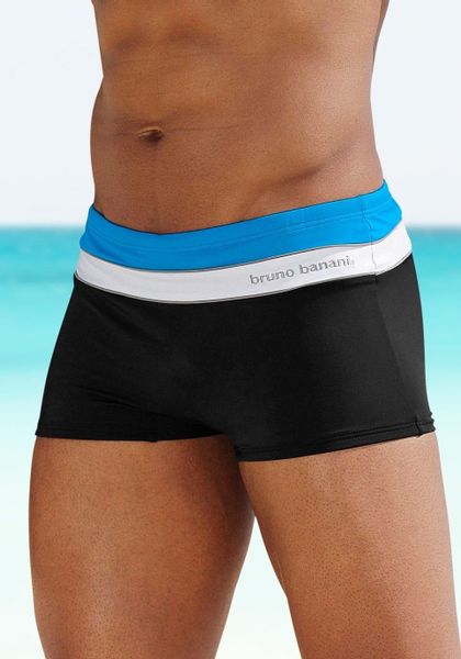 Bruno Banani Boxer-Badehose mit Kontraststreifen günstig online kaufen