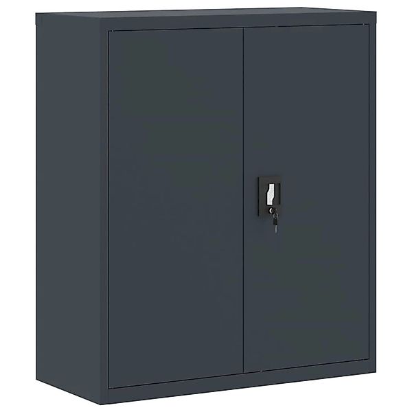 vidaXL Aktenschrank Anthrazit 90x40x105 cm Stahl günstig online kaufen