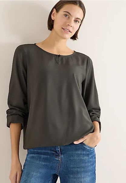 Bluse in Unifarbe günstig online kaufen