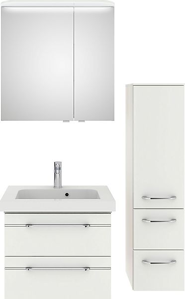 Saphir Badmöbel-Set »Balto Sprint 3-teilig, Mineralmarmor-Waschtisch mit LE günstig online kaufen
