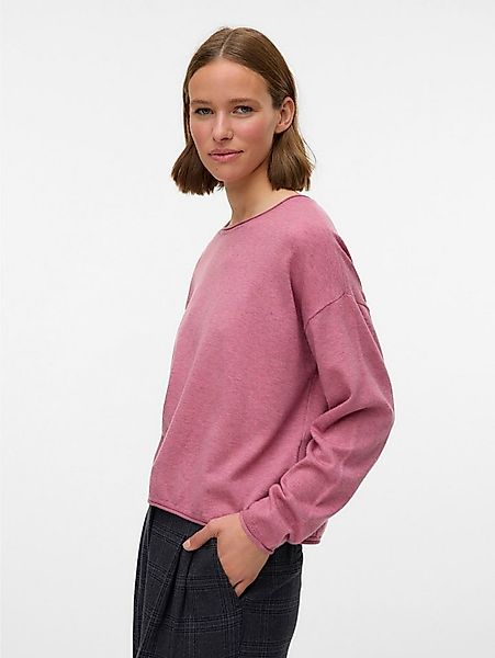 Vero Moda Strickpullover VMEXCITING PLAIN LS O-NK ROLL PULLOV BOO günstig online kaufen