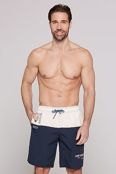 CAMP DAVID Badeshorts mit Logo Print günstig online kaufen