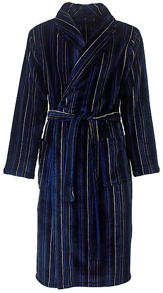 Paul Hopkins Herrenbademantel Heren Velours Bademantel, Midi, Polyester, Sc günstig online kaufen