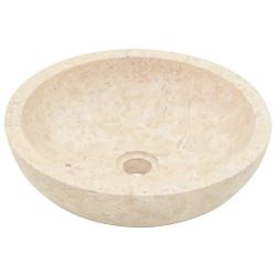 vidaXL Waschbecken Aufsatz-Waschbecken 40x12 cm Marmor günstig online kaufen