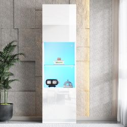 OKWISH Vitrine Vitrinenschrank in Hochglanz (Highboard, günstig online kaufen