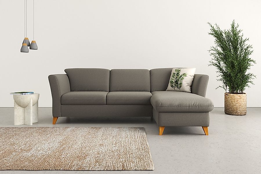 Home affaire Ecksofa Trelleborg L-Form, Federkern-Polsterung, günstig online kaufen