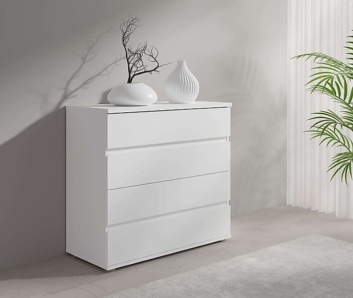 Home affaire Kommode "Greti Sideboard mit 4 Schubladen, Maße B/T/H: 91,2/42 günstig online kaufen