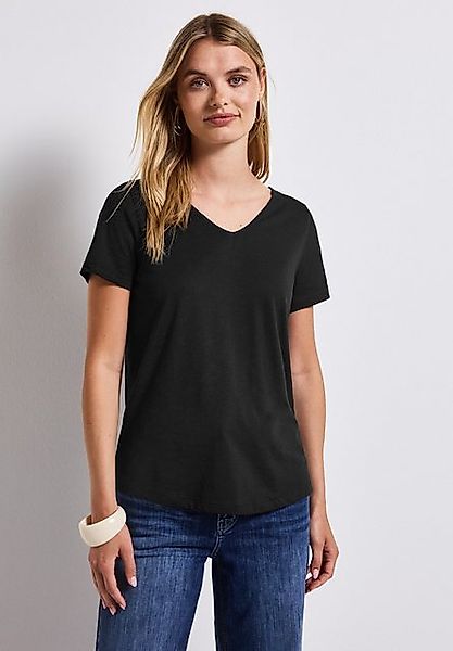 STREET ONE T-Shirt mit V-Ausschnitt günstig online kaufen