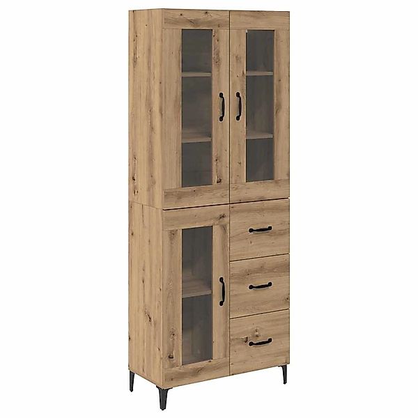 vidaXL Highboard Artisan-Eiche 69,5 x 34 x 180 cm Holzwerkstoff 3415860 günstig online kaufen