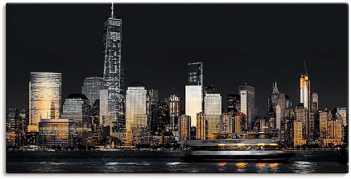 Artland Wandbild »New York Financial Distrikt« New York 1 Stk. tlg. als Alu günstig online kaufen
