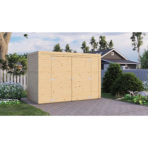 KONIFERA Fahrradbox "Bike Box" aus Fichte, BxTxH: 207x103x143 cm günstig online kaufen