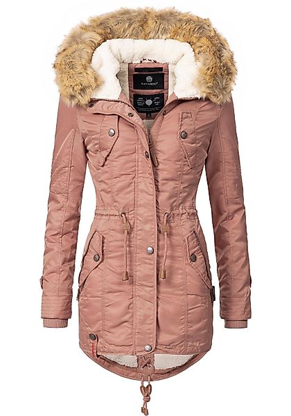 Navahoo Wintermantel "La Viva", hochwertiger Winterparka mit großem Kunstfe günstig online kaufen
