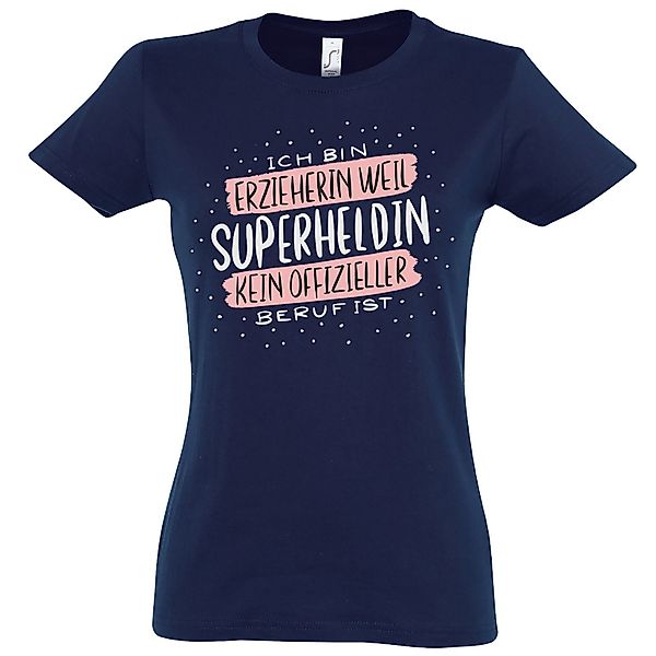 Youth Designz T-Shirt Beste Erzieherin Superheldin günstig online kaufen