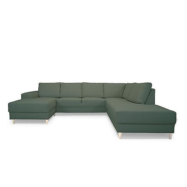 ebuy24 Sofa Nordic Usofa rechts gewendet grün. günstig online kaufen