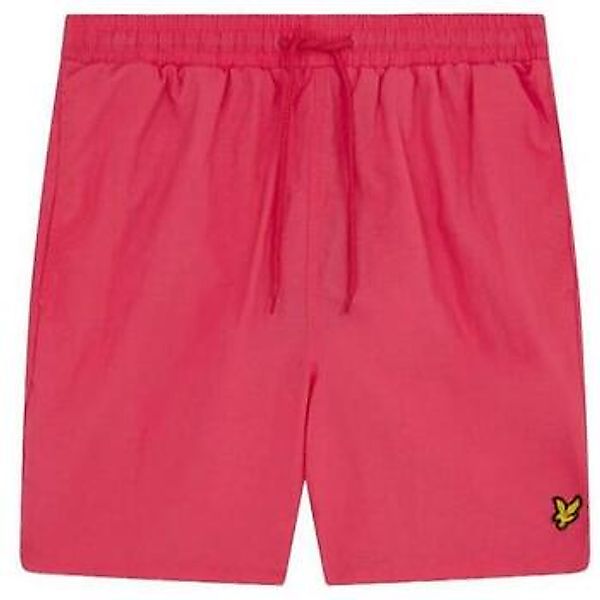 Lyle & Scott Badeshorts Plain Rosa - Größe XL günstig online kaufen