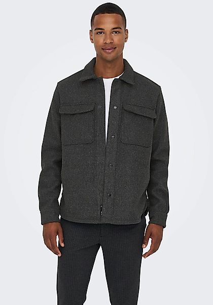 Only & Sons Herren Freizeit Hemd ONSASH - Relaxed Fit günstig online kaufen