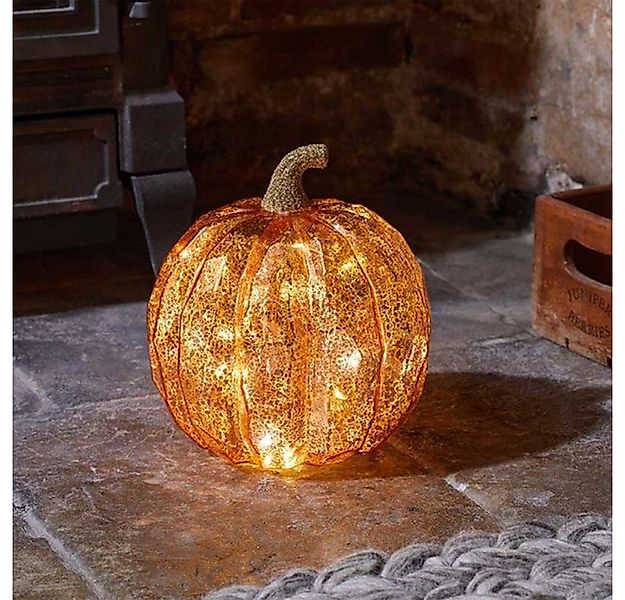 Smart Garden Weihnachtsszene Roségoldene Kürbis-Laterne mit LED-Beleuchtung günstig online kaufen