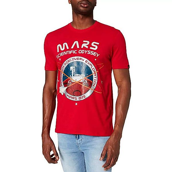 Alpha Industries Missiono Mars Kurzärmeliges T-shirt M Speed Red günstig online kaufen