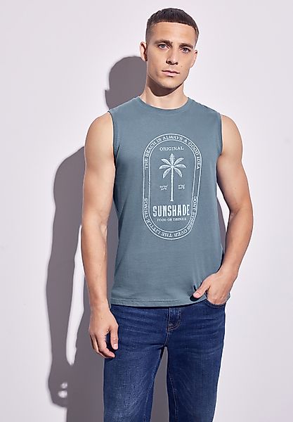 STREET ONE MEN Trägertop aus reiner Baumwolle günstig online kaufen