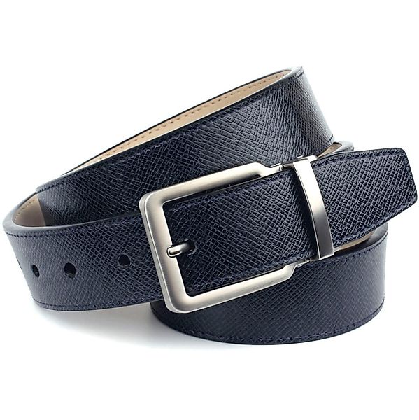 Anthoni Crown Ledergürtel mit Designmuster und günstig online kaufen