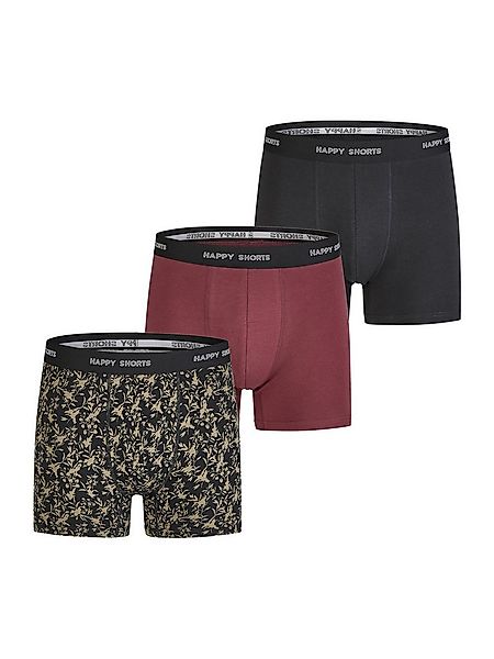 HAPPY SHORTS Retro Pants Jersey (3-St) Boxershorts Trunks Männer günstig online kaufen