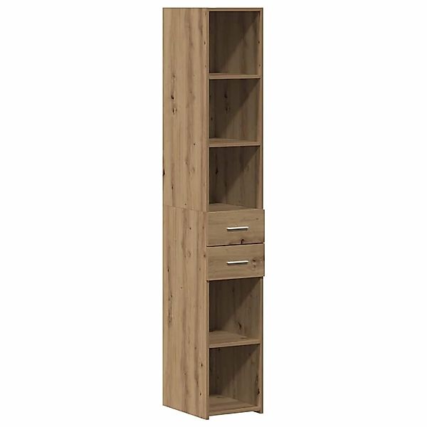 vidaXL Highboard Eiche Handwerklich 30 x 42,5 x 185 cm Holzwerkstoff 868740 günstig online kaufen