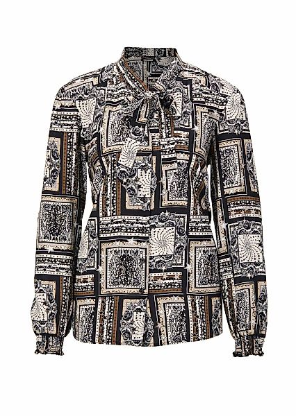GOLDNER Klassische Bluse "Kurzgröße Druckbluse" günstig online kaufen
