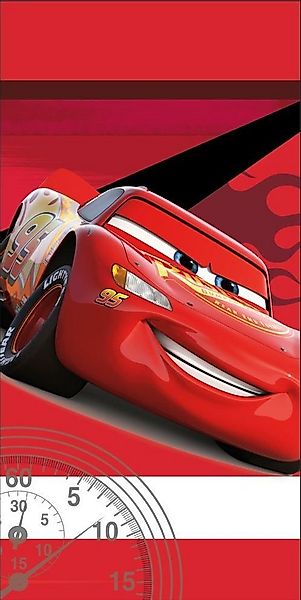 Cars Badetuch Disney Cars weiches Badetuch Größe: 70x140cm 100% Baumwolle, günstig online kaufen